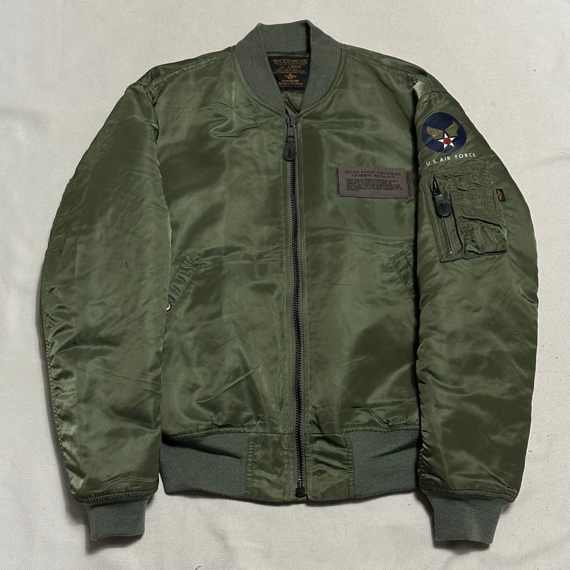 L 펜타곤 미군 에어포스 ma-1 항공 자켓 상품이미지2