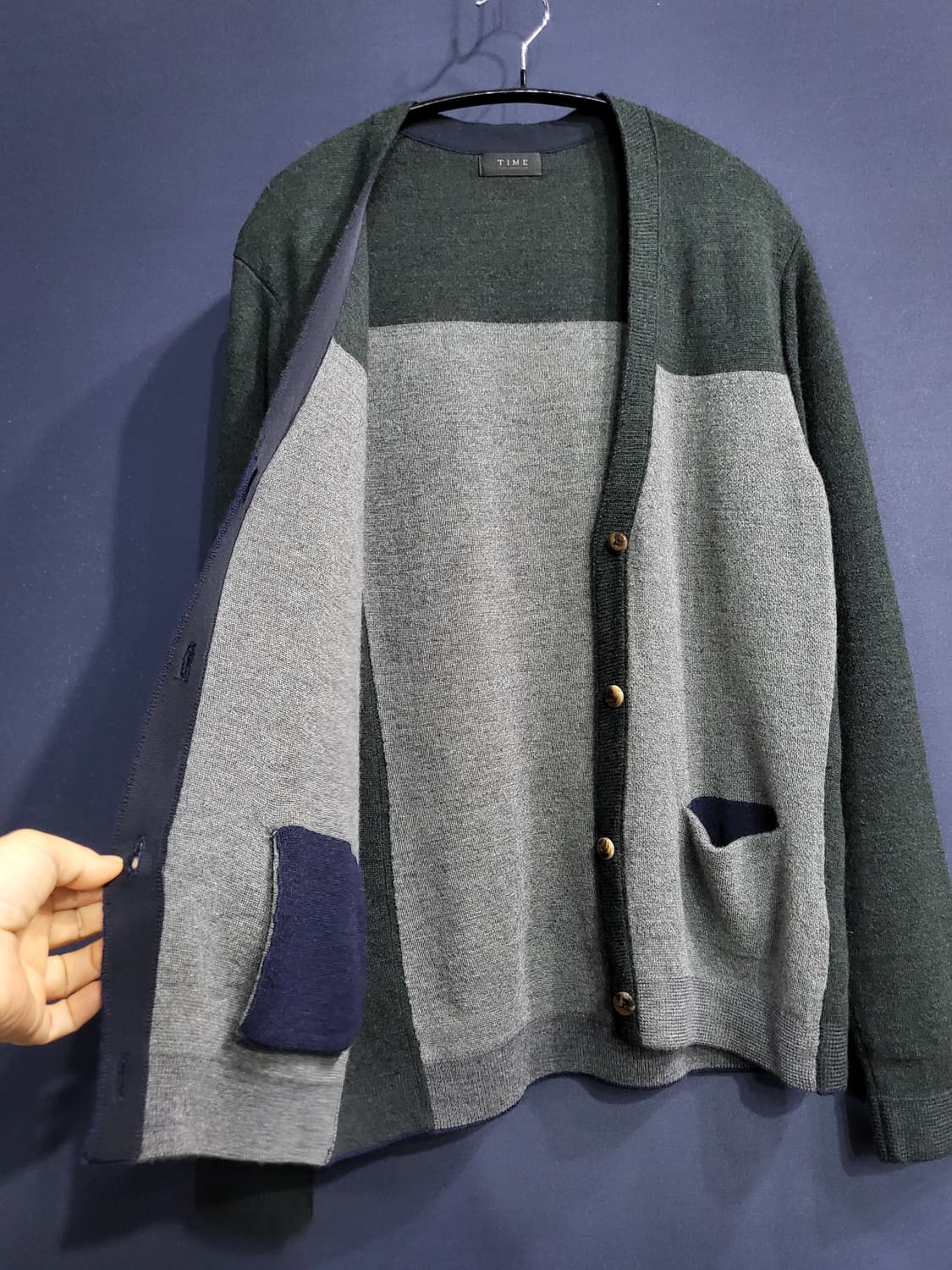 타임(한섬) 모(울)100% 가디건 상품이미지5