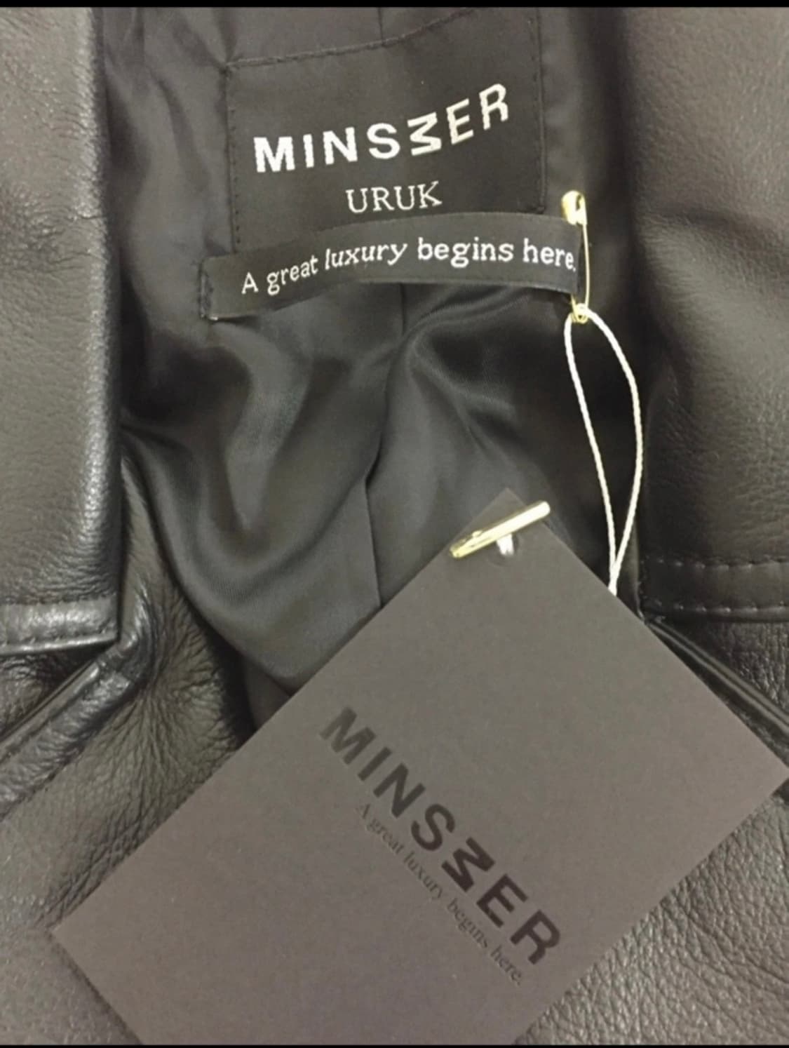 알렉사청 스타일 민스메르 가죽 자켓 상품이미지8