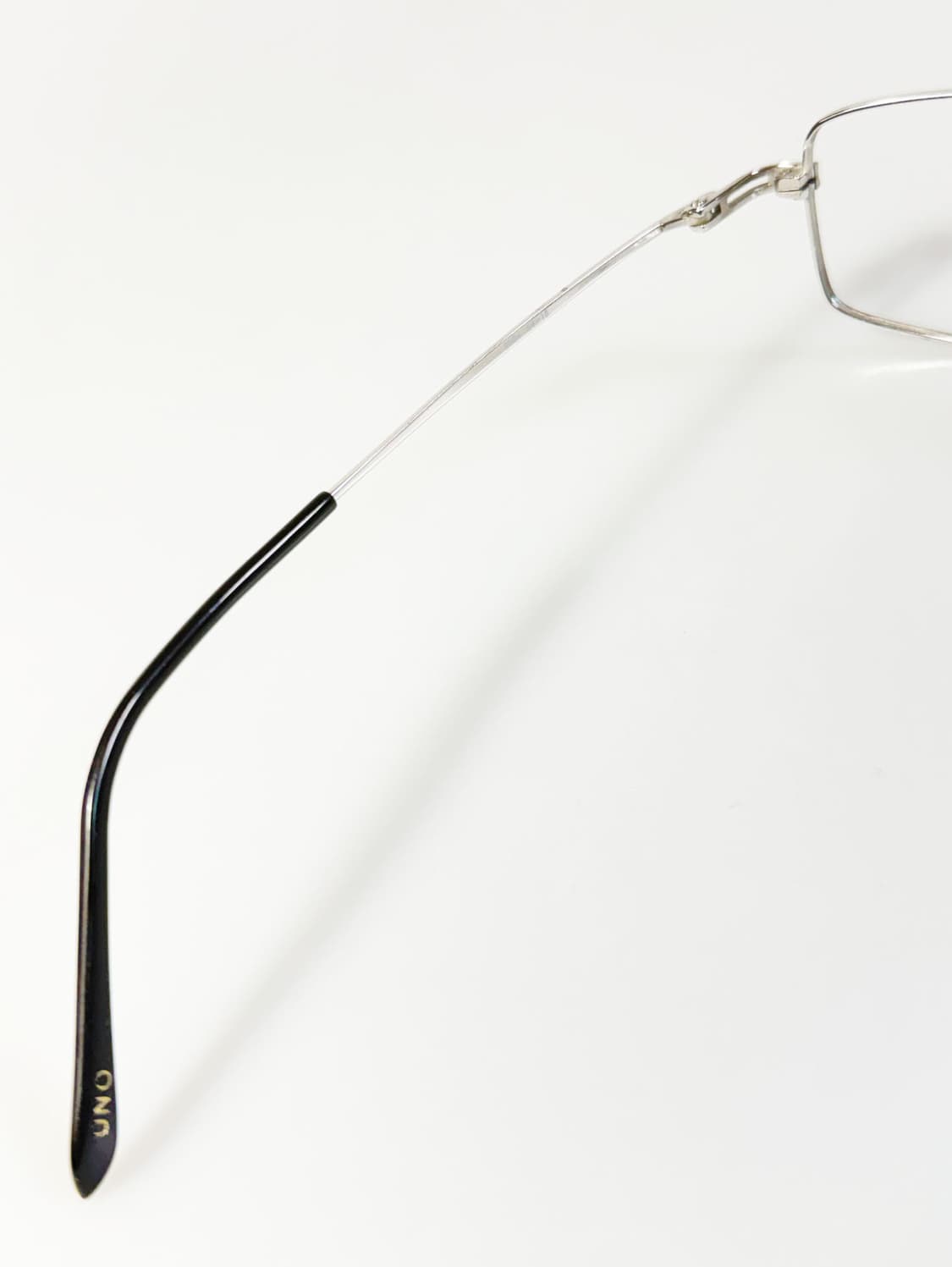 UNO 실버 메탈 슬림 스퀘어 프레임 빈티지 안경 상품이미지7