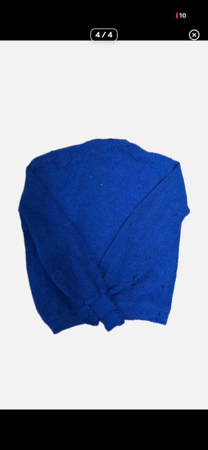 60~70년대 디스트레스 모헤어 가디건 상품이미지4