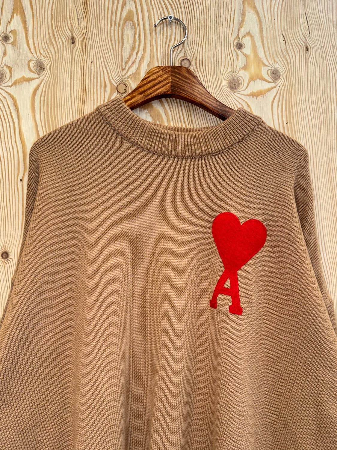 아미 빅 하트 로고 니트 상품이미지2