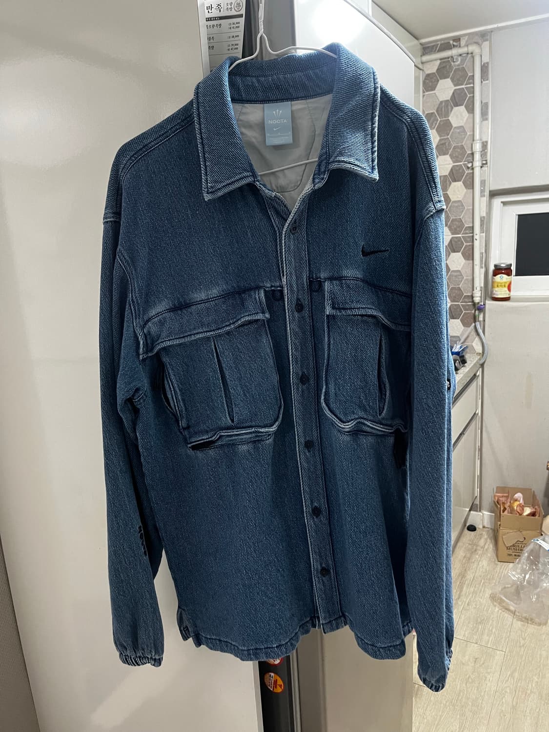 나이키X드레이크 녹타 패드 데님셔츠 상품이미지1