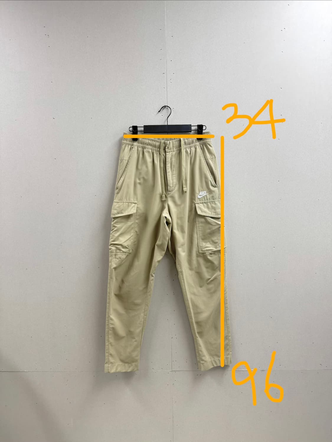 남성 M / 나이키 카고팬츠 베이지 상품이미지2