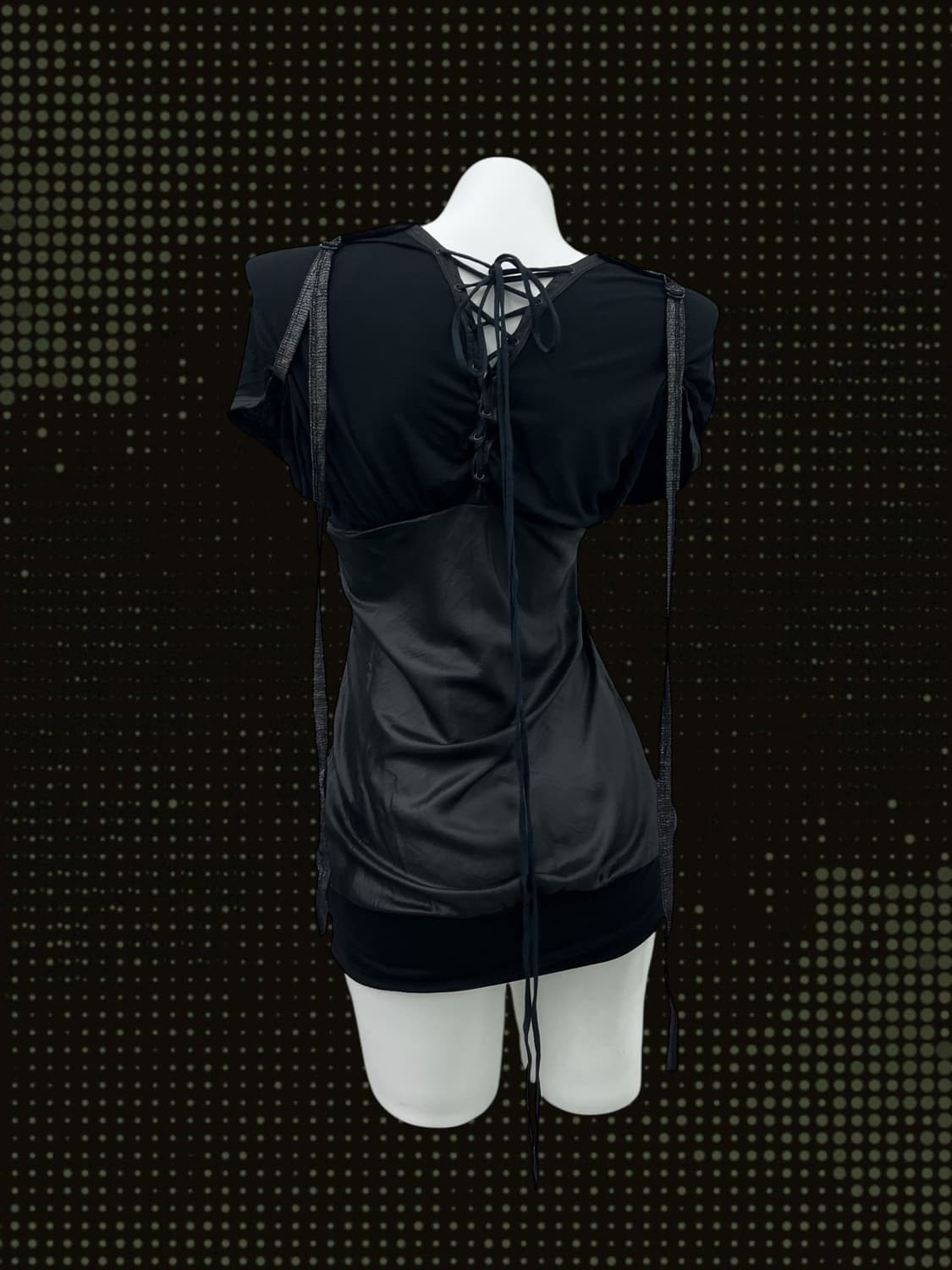 'SALVAGE' draped lace-up one piece 상품이미지1