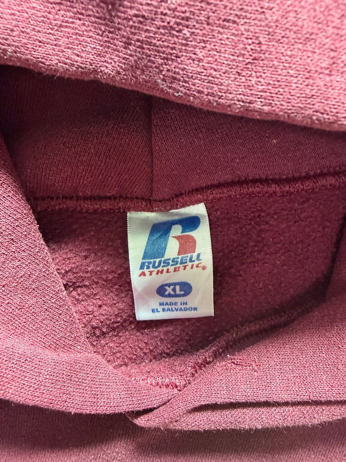 [XL] Russell Burgundy Hoodie 상품이미지3