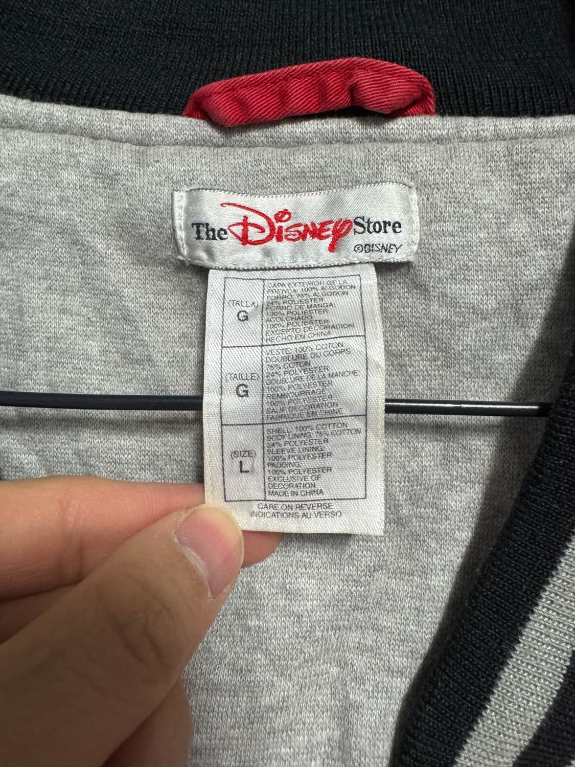 디즈니 미키마우스 바시티 자켓 L 상품이미지4