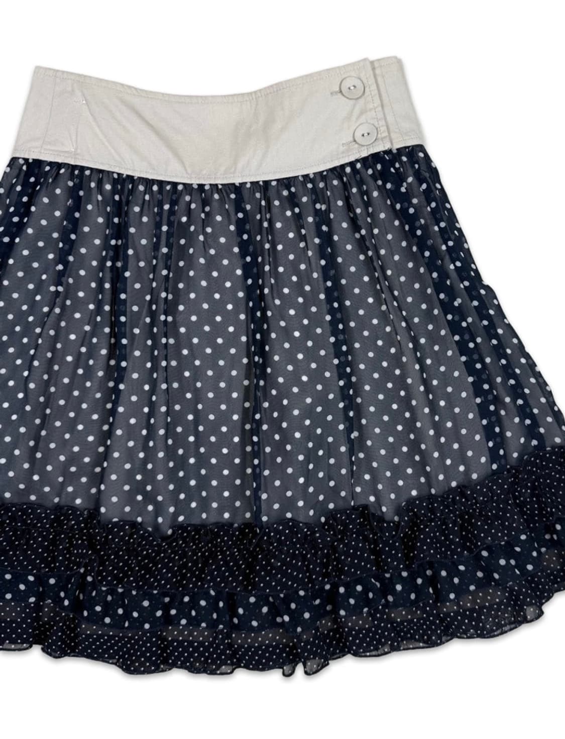 리버시블 프릴 도트 스커트 상품이미지2