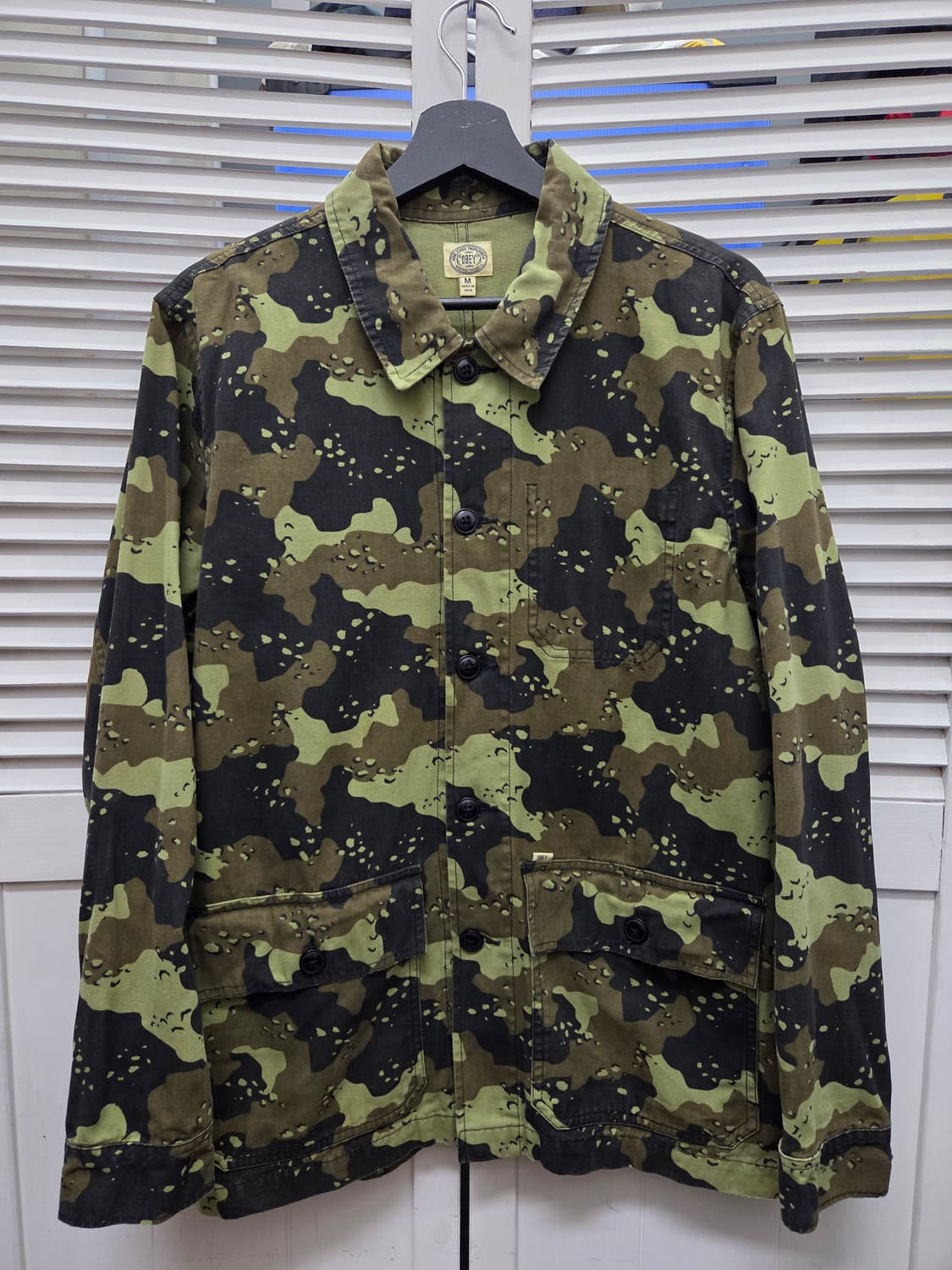 오베이 카모플라쥬 밀리터리 셔츠 자켓 상품이미지2