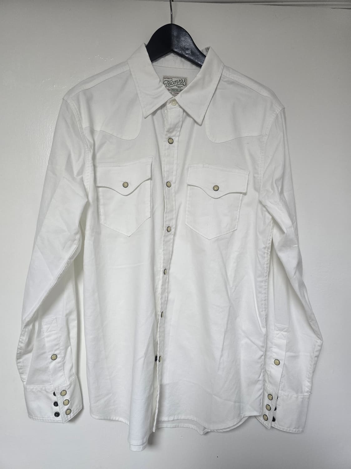 테코바스(Tecovas) 웨스턴 셔츠 화이트 상품이미지1