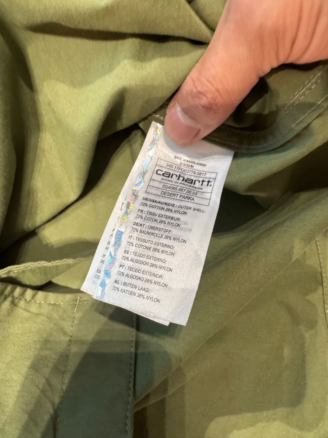 칼하트 데저트 피쉬테일 파카 상품이미지2