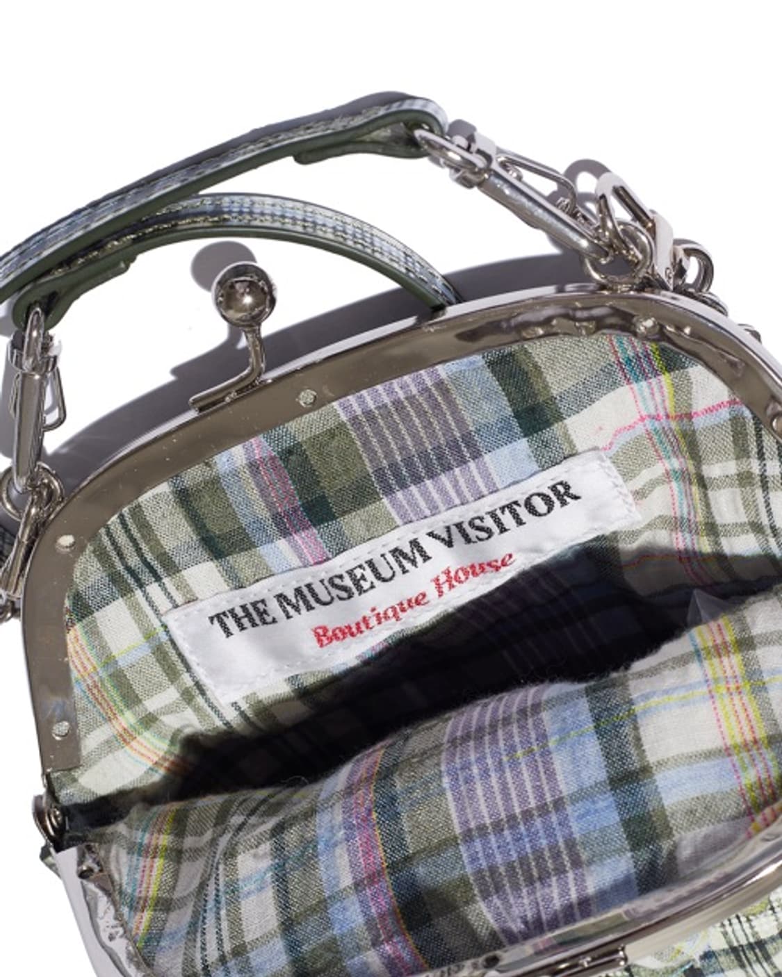 THEMUSEUMVISITOR CHECKPRINTED FRAME MINI 상품이미지4