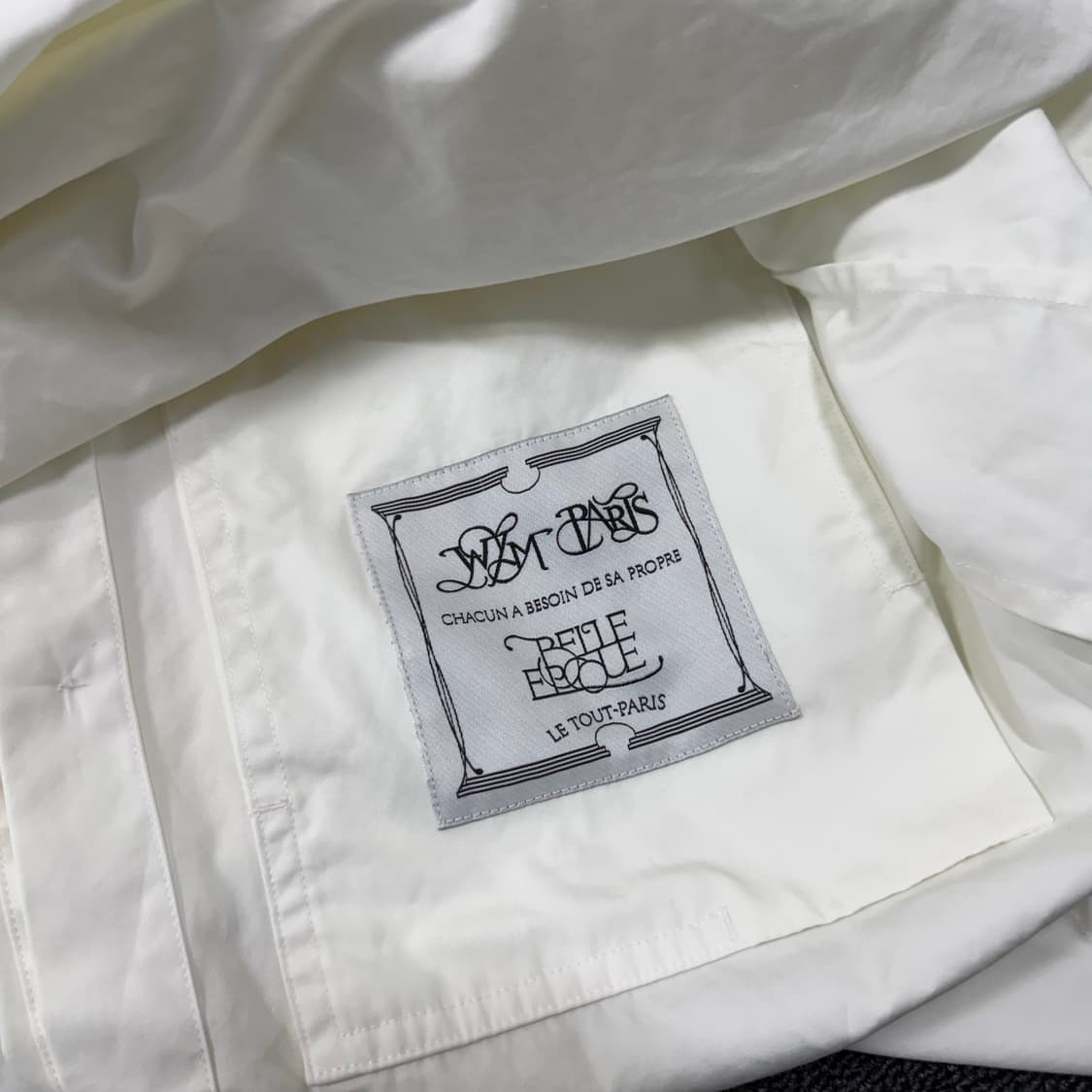 우영미 백로고 디테일 셔츠  상품이미지6