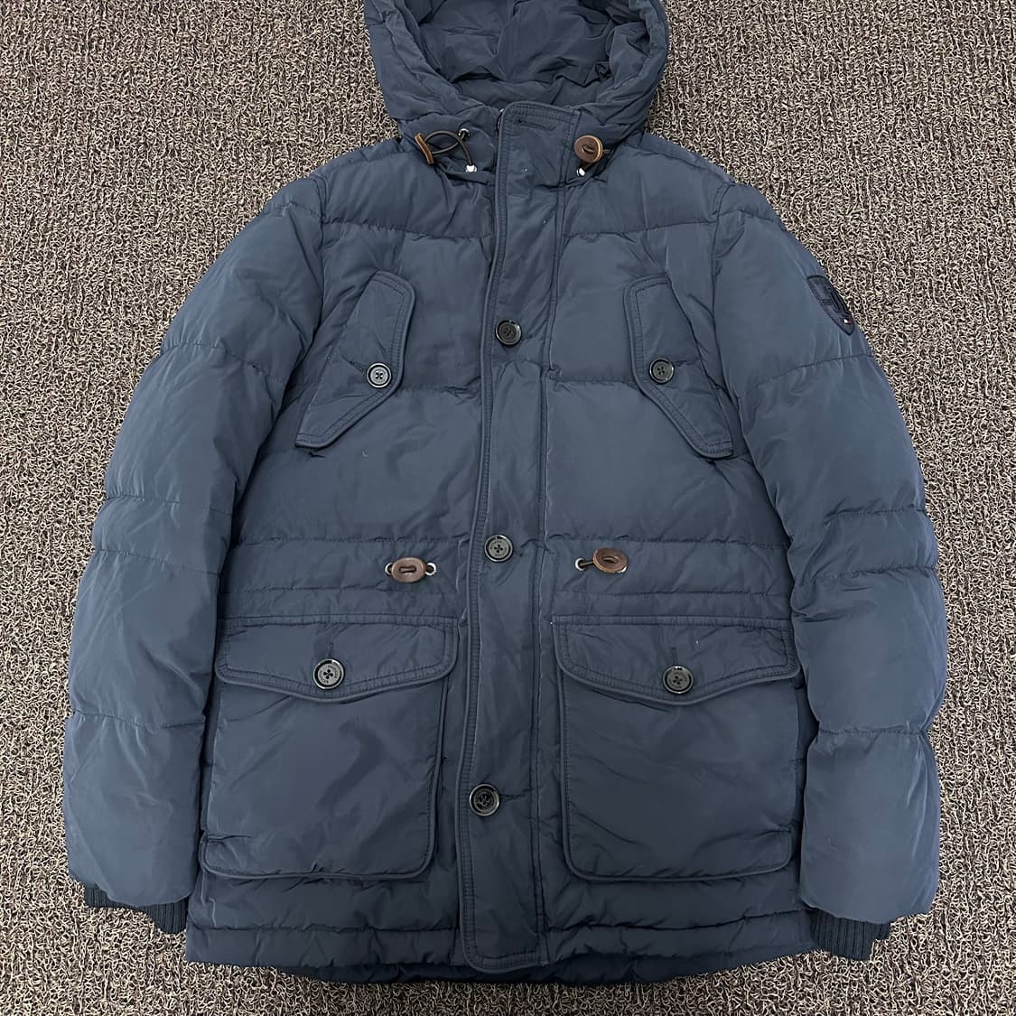타미힐피거 후드 다운 패딩 네이비 S 상품이미지1