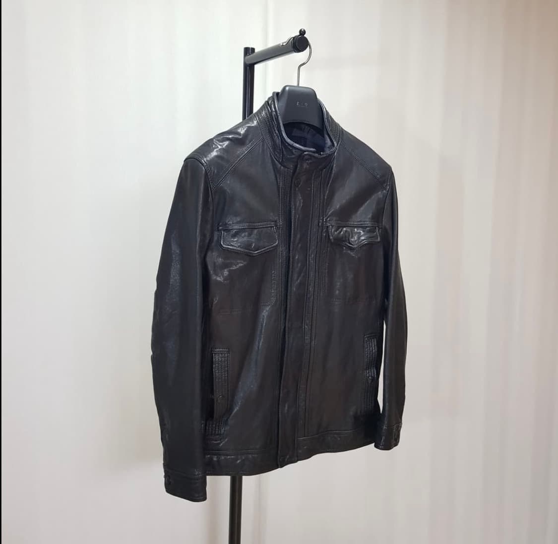 올젠 양가죽 블랙 자켓 상품이미지3