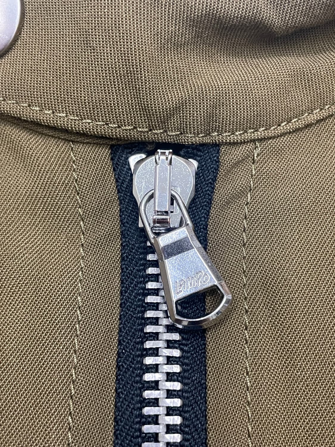 렉토 24SS 카소토 비스코스 볼링 점퍼 카키 브라운 M  상품이미지9