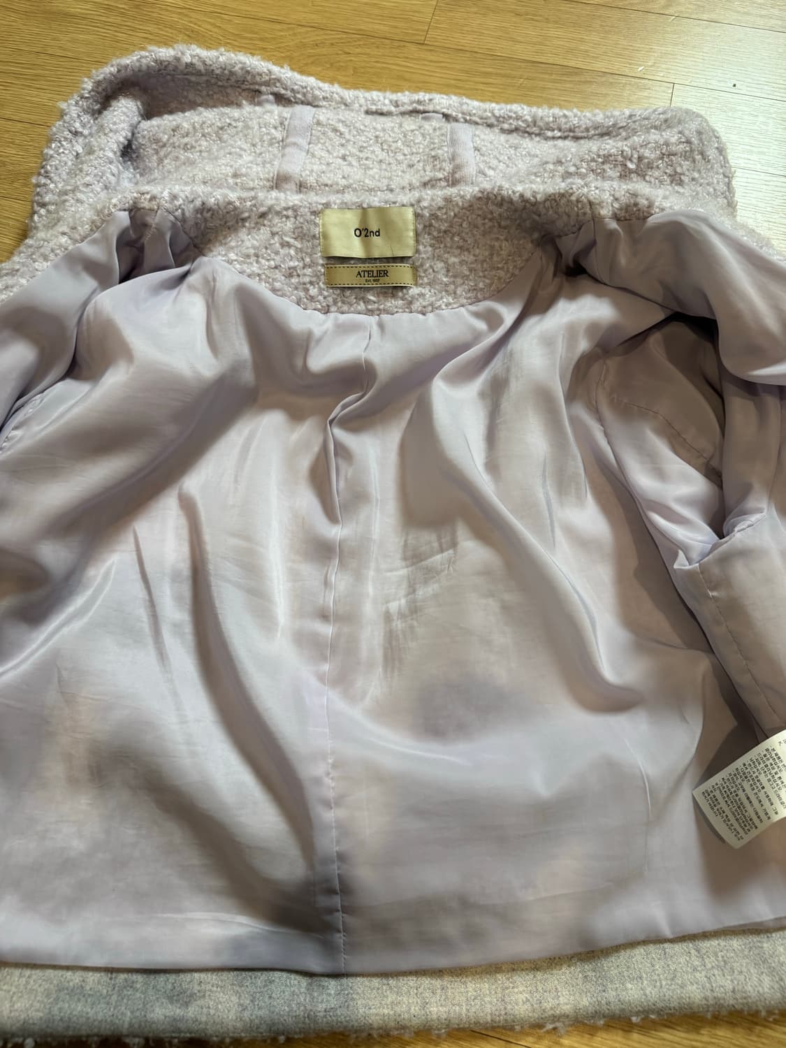 o2nd 오즈세컨 후드 울 자켓 상품이미지2