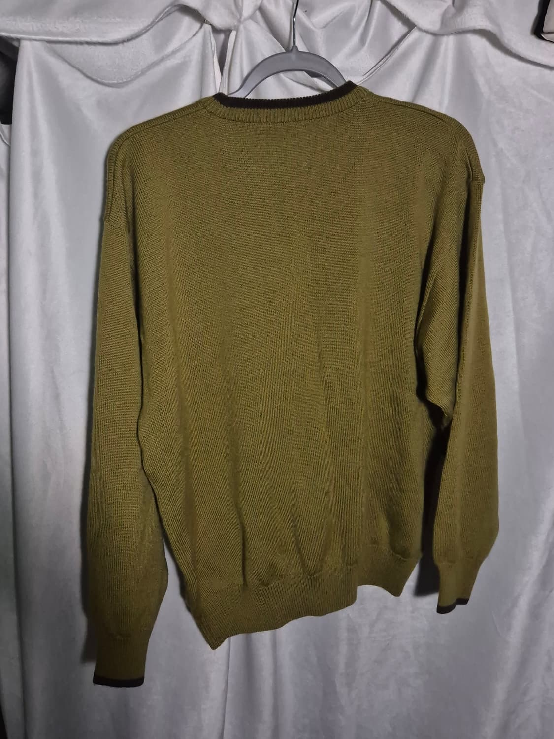 미즈노 빈티지 올리브컬러 니트 L 상품이미지2