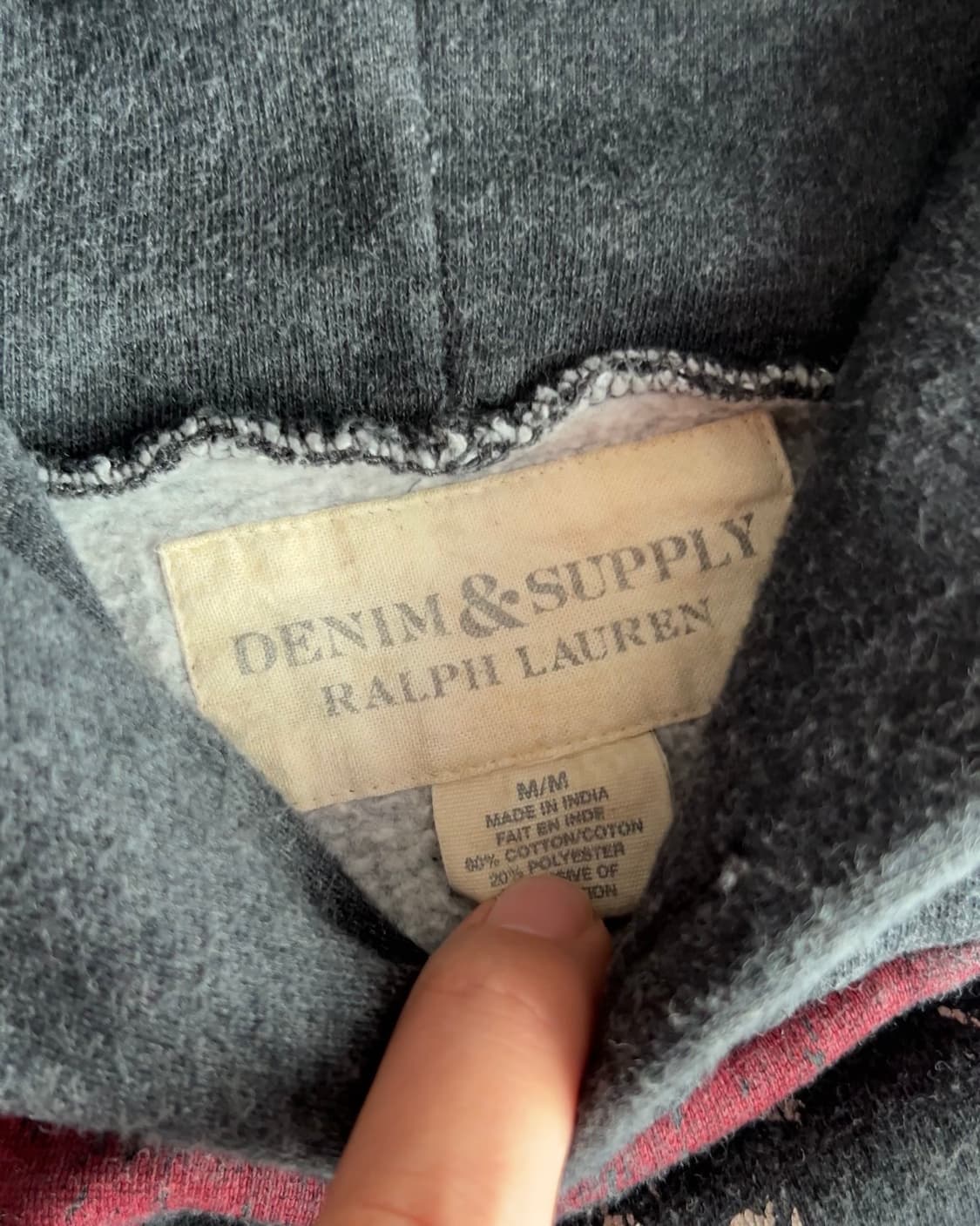 데님앤서플라이 랄프로렌 아즈텍 패턴 후드티 상품이미지4