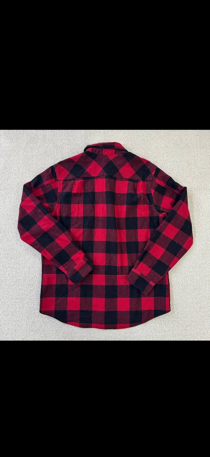 나이키 SB 레드 블랙 체크 셔츠 상품이미지2