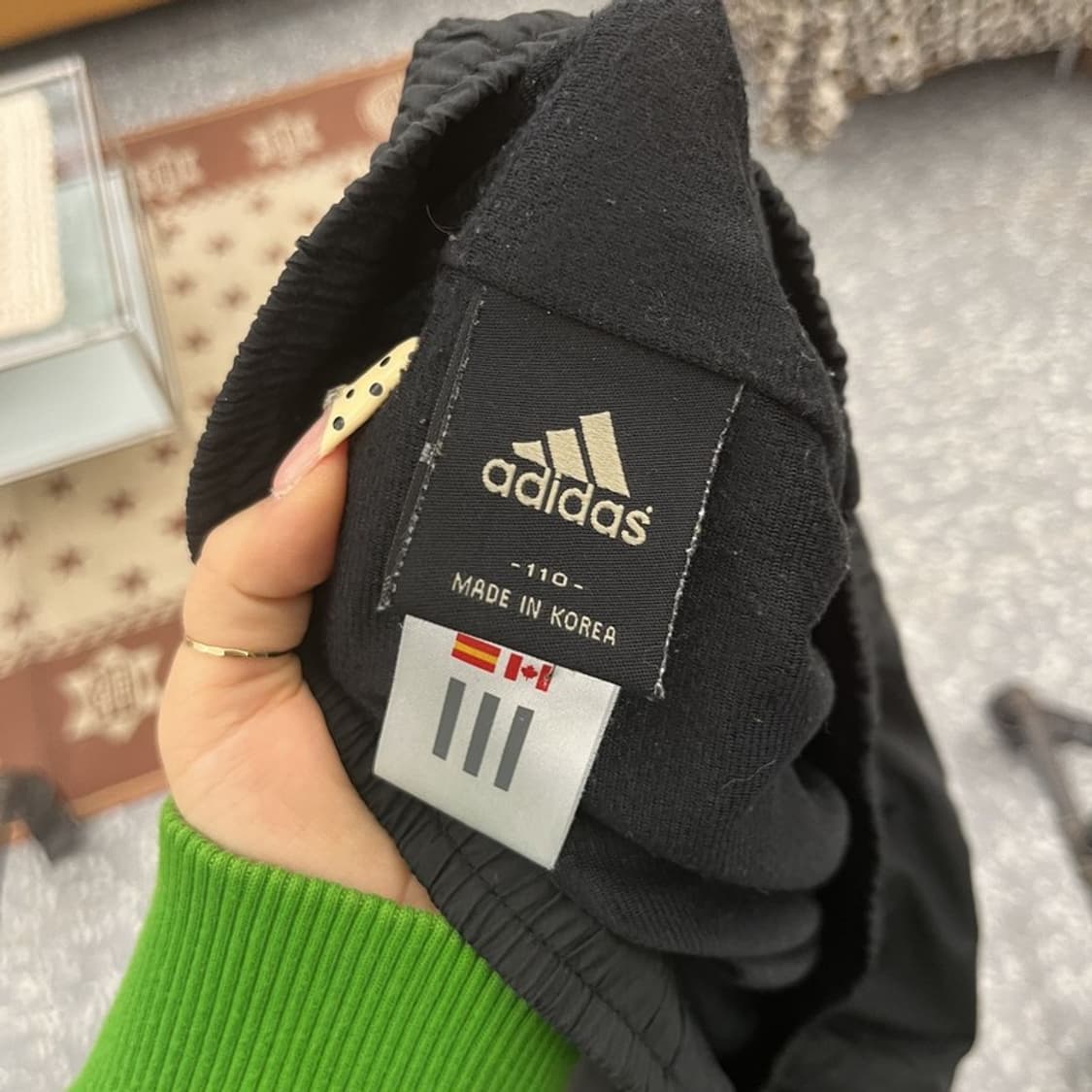 아디다스 00's 마샬아츠 검골 바람막이 트랙팬츠 110 C09884 상품이미지5