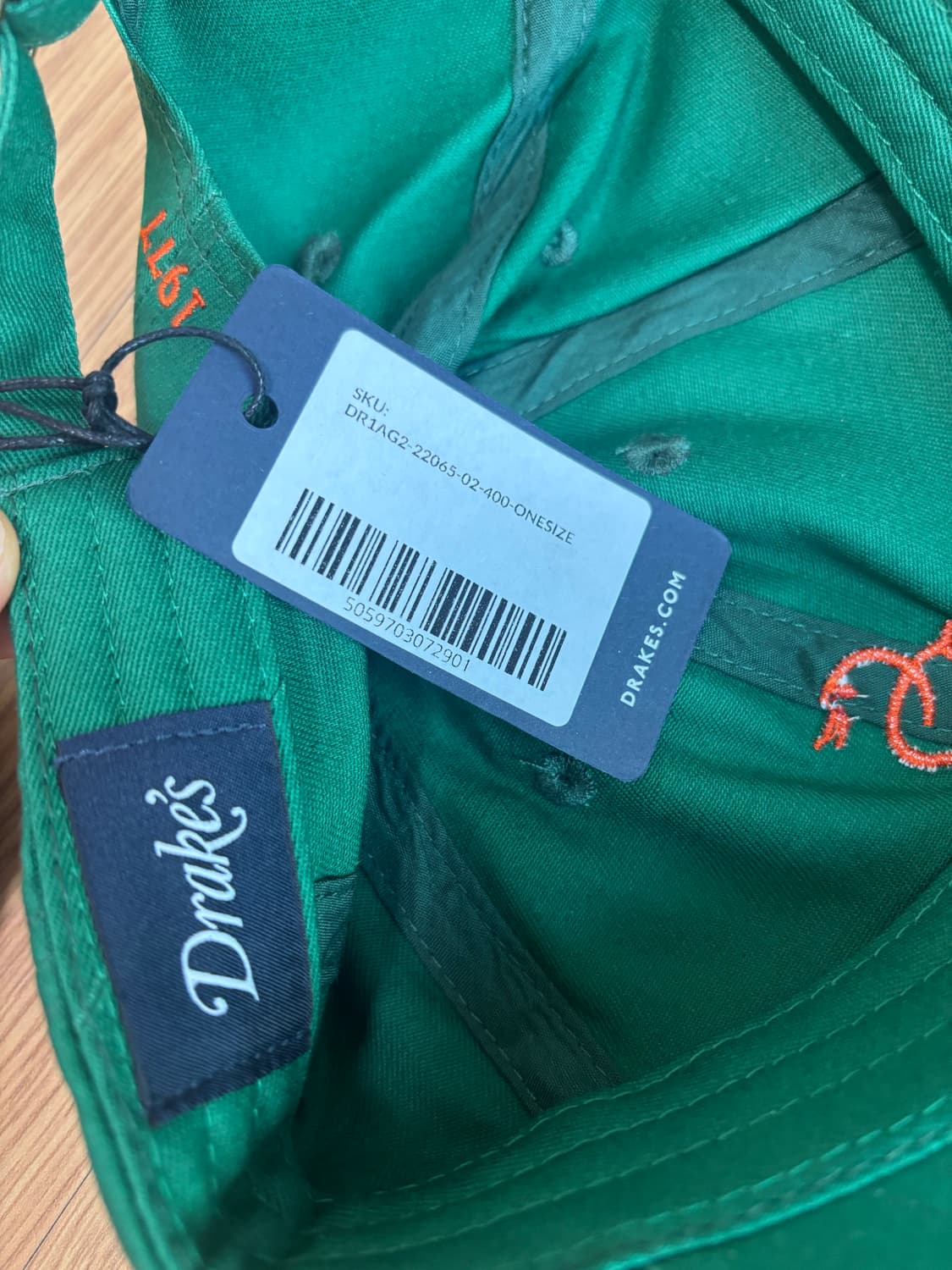 [새상품] drake’s 드레익스 볼캡 모자 상품이미지4