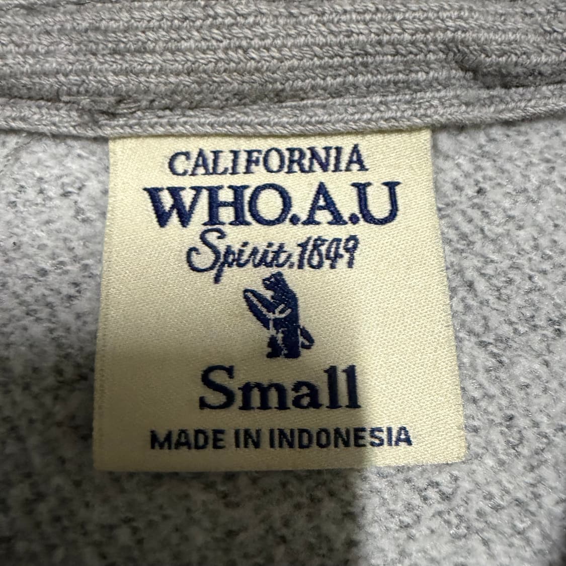 후아유 그레이 후드집업 S 상품이미지3