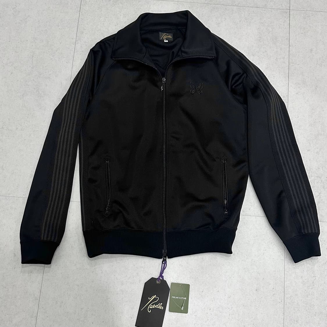 니들스 프릭스스토어 별주 폴리 트랙자켓 블랙 S 상품이미지1