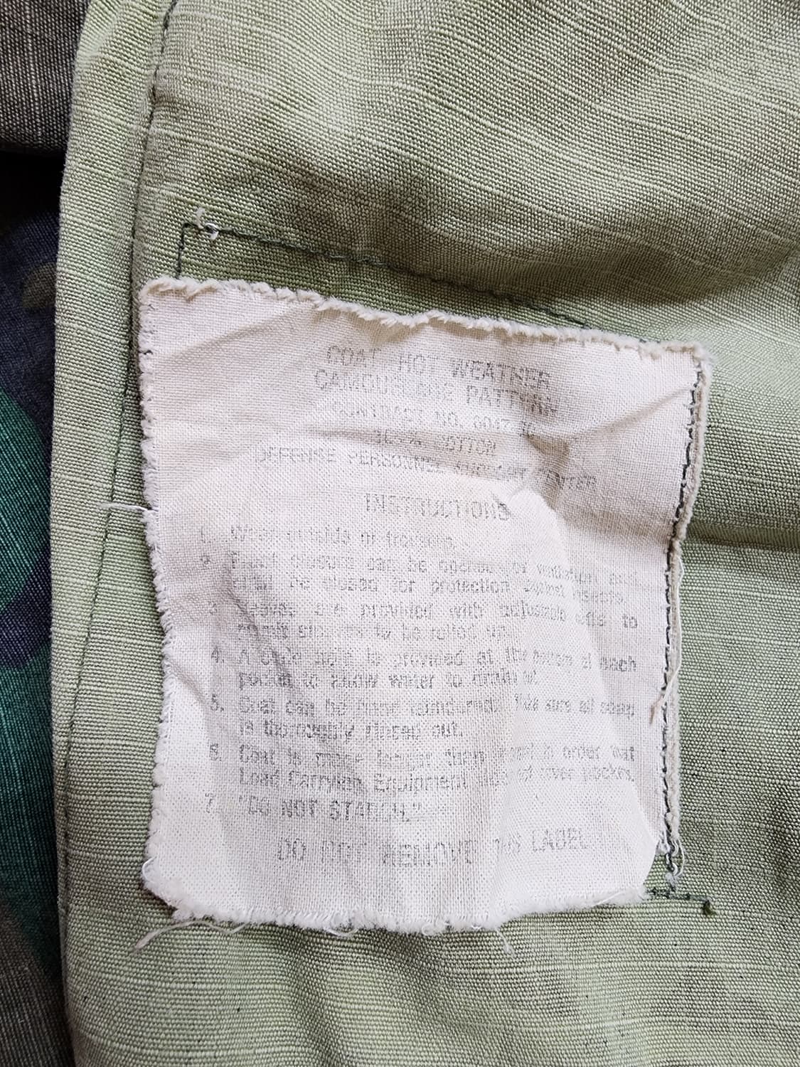 80's RDF 퍼티그 자켓 ERDL 상품이미지5