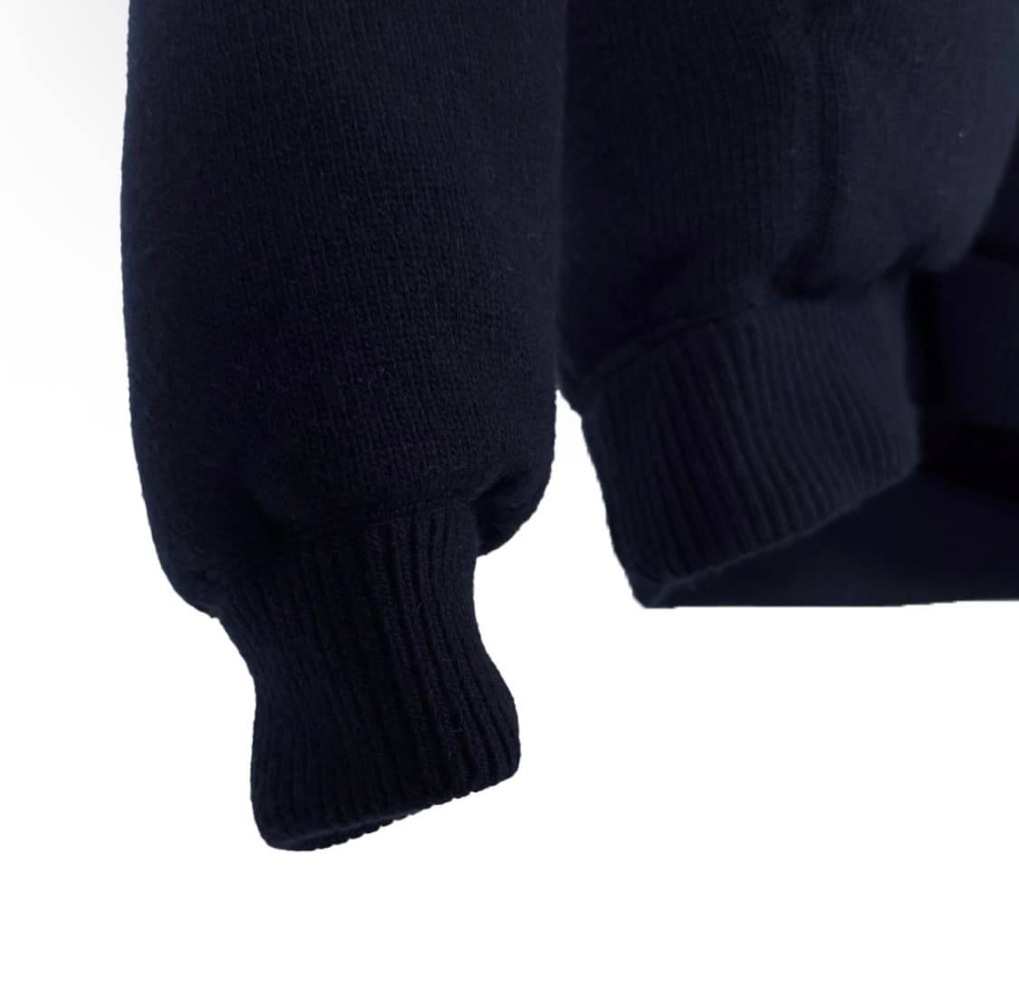 [38] 미우미우 여성 울 캐시미어 다운 후드 집업 자켓 블루 ML949 상품이미지5