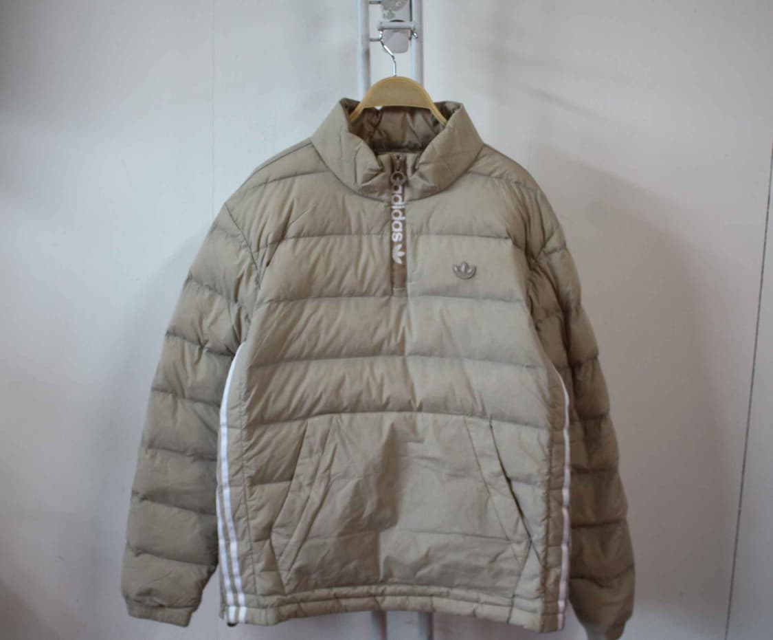 W-3713/아디다스 정품 남성용 다운 하프집업 L 상품이미지1
