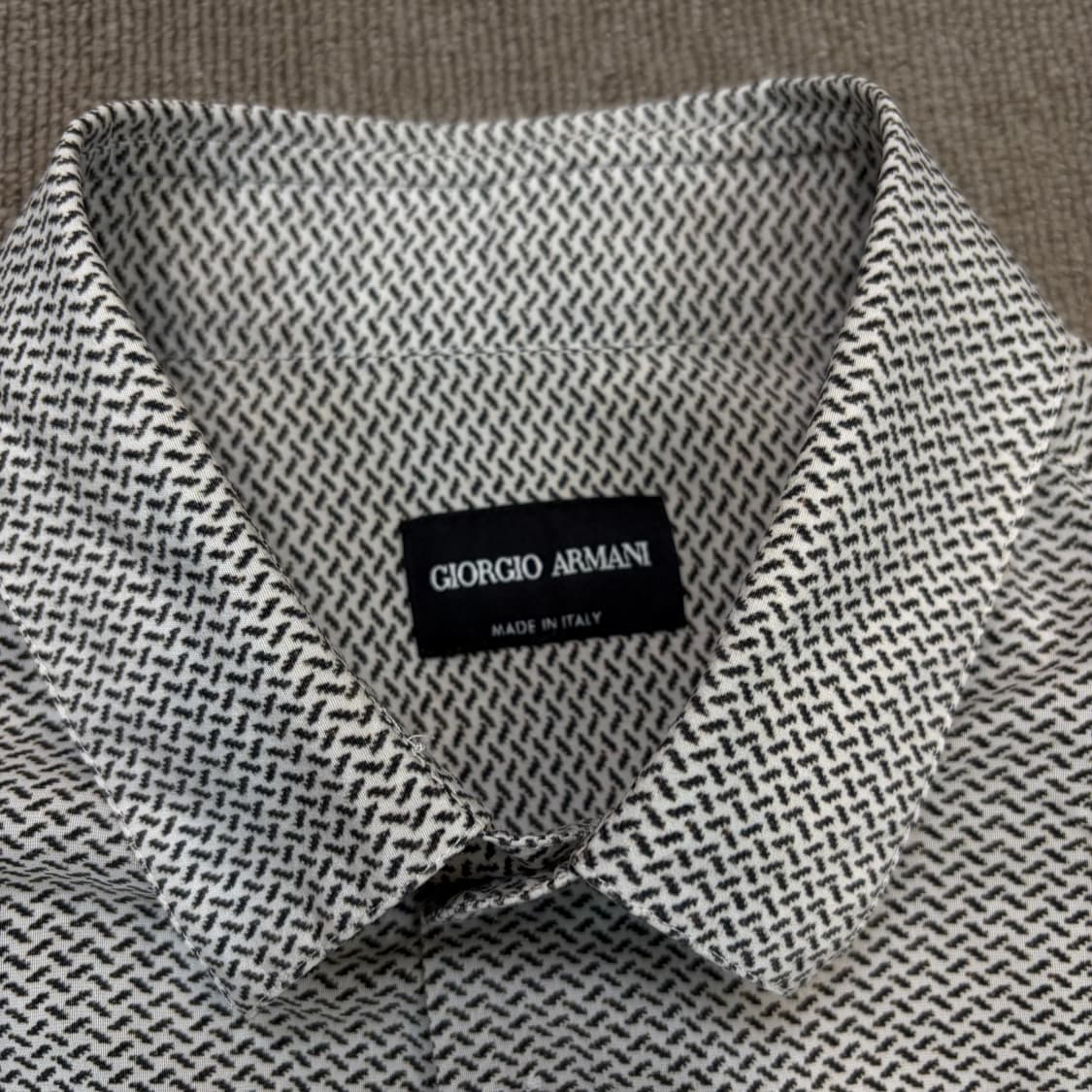 GIORGIO ARMANI 조르지오 알마니 패턴 드레스 셔츠  상품이미지2