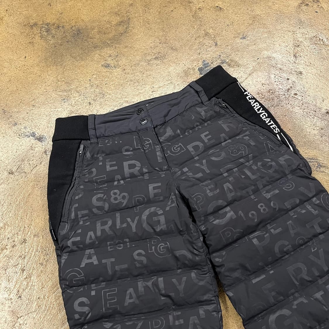 [정품] 파리게이츠 구스다운 골프 패딩 바지 b18 상품이미지1