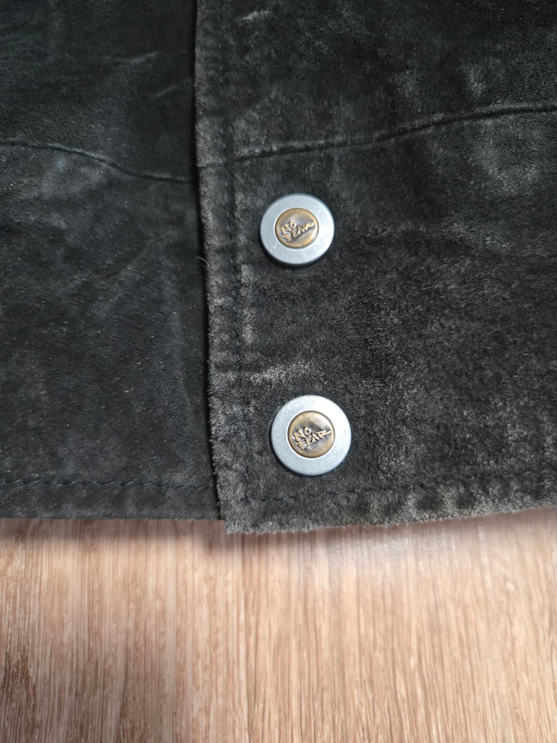 90s 노 피어 스웨이드 가죽 자켓 상품이미지3