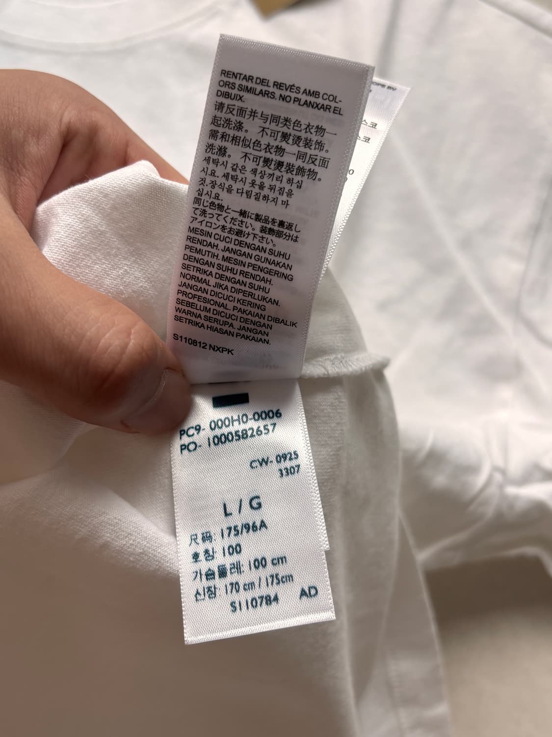 오아시스 오피셜 그래픽 티셔츠 (화이트 / 새제품) L 유니온잭 상품이미지8