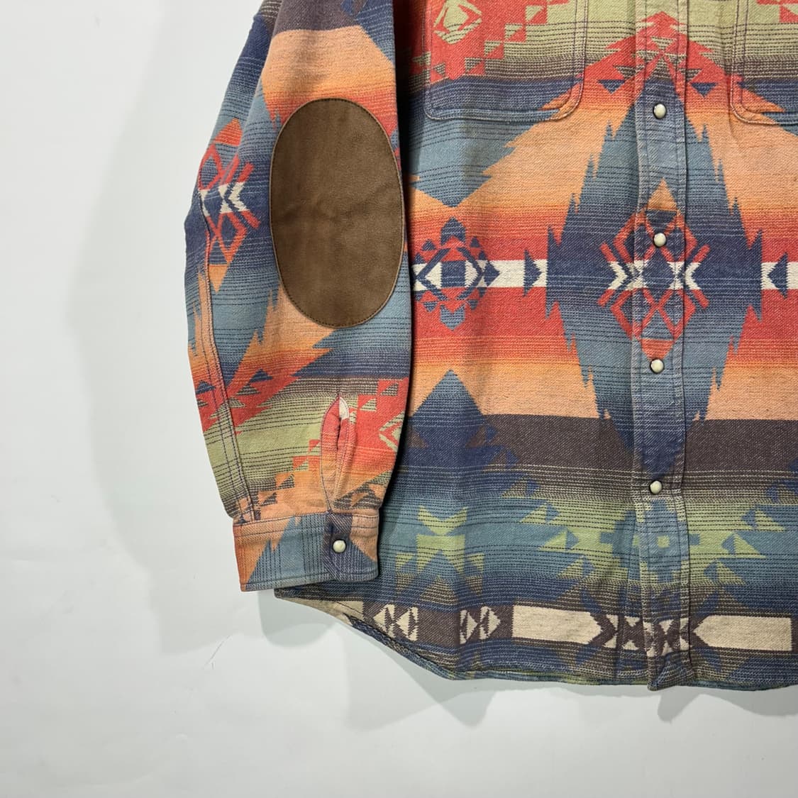 [POLO] 90s 폴로랄프로렌 웨스턴 엘보패치 나바호 셔츠 상품이미지4