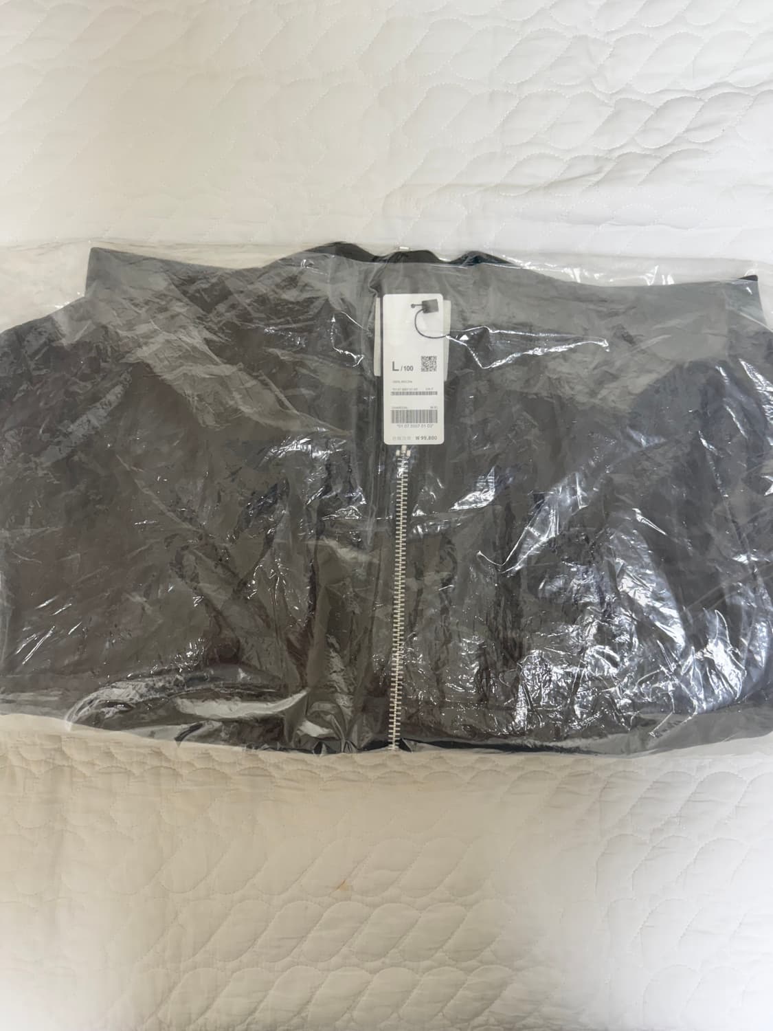 지오다노 오버사이즈 봄버자켓 차콜 L [새상품] 상품이미지3