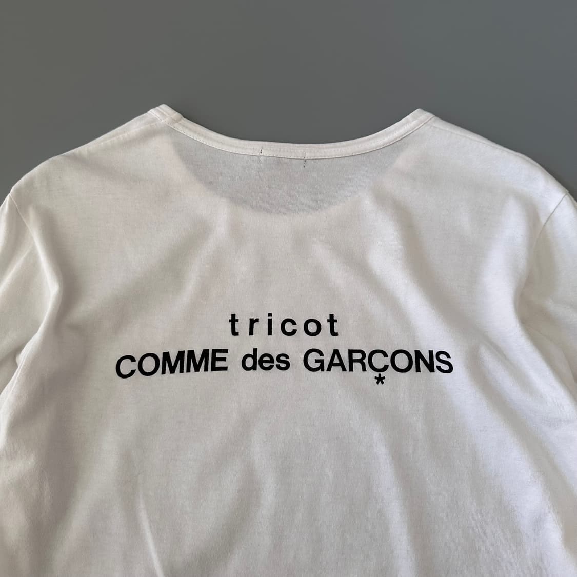 트리콧꼼데가르송 comme des garcons 로고 롱슬리브 상품이미지2