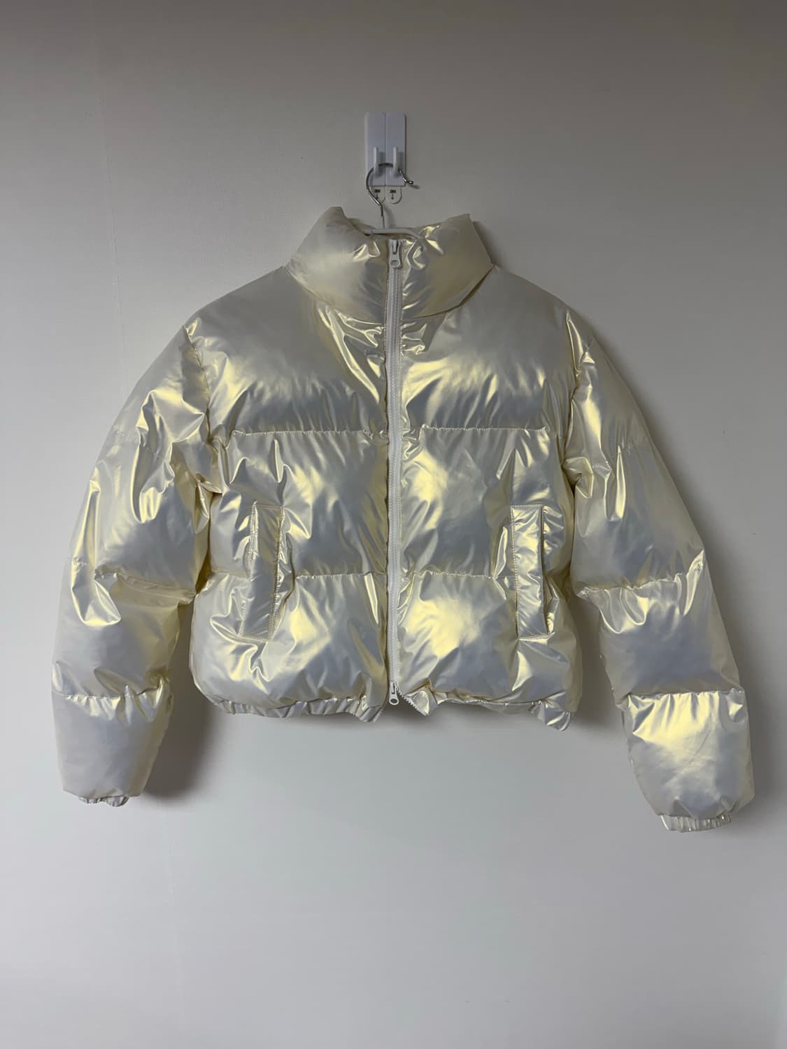 F) 펄 크롭패딩 상품이미지1