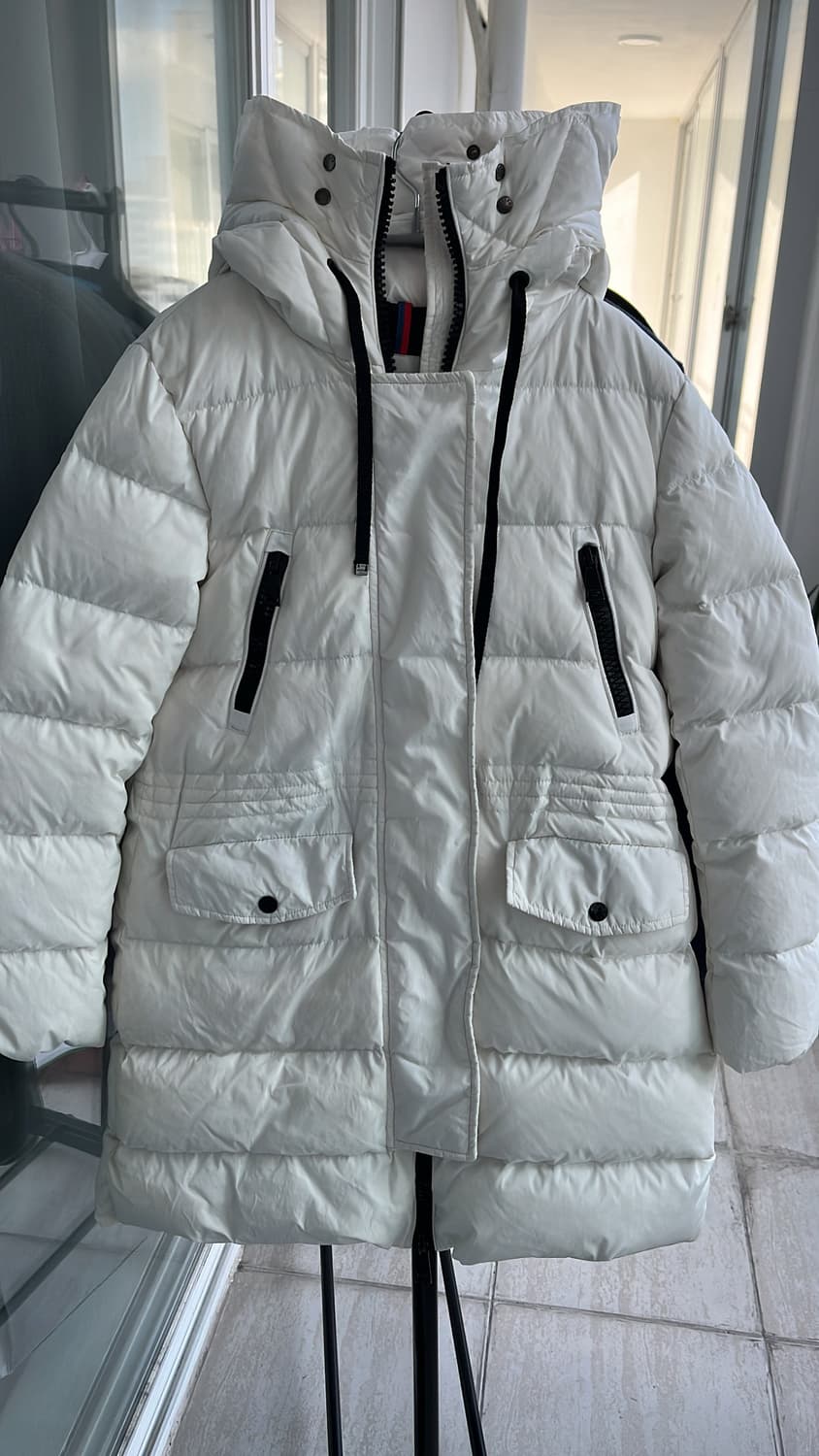 몽클레어 아프로티 화이트 롱패딩 L 100 상품이미지1