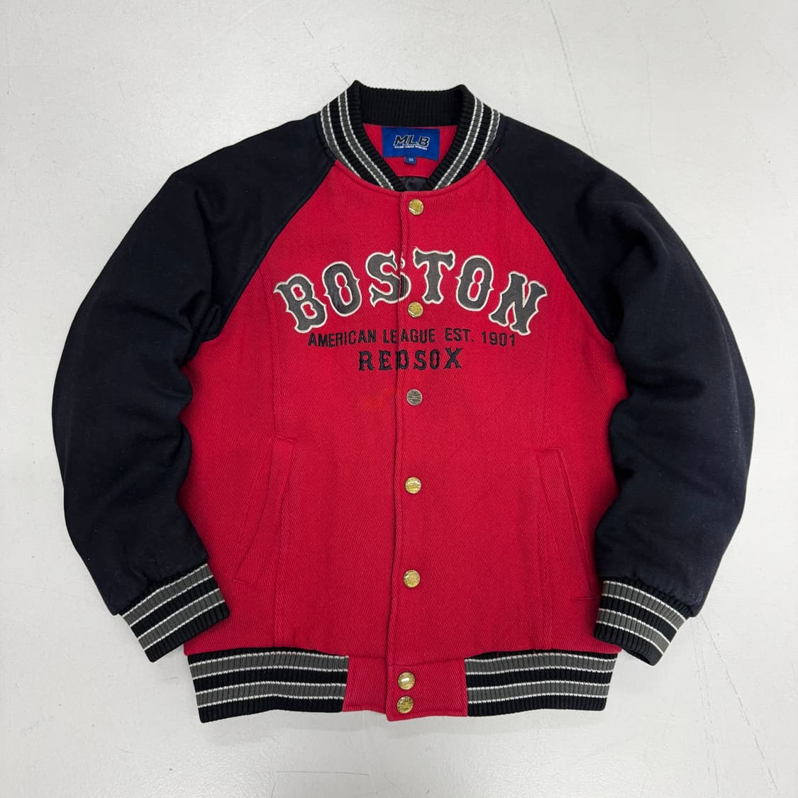 MLB 보스턴삭스 올드스쿨 모직 울 바시티 자켓 상품이미지2