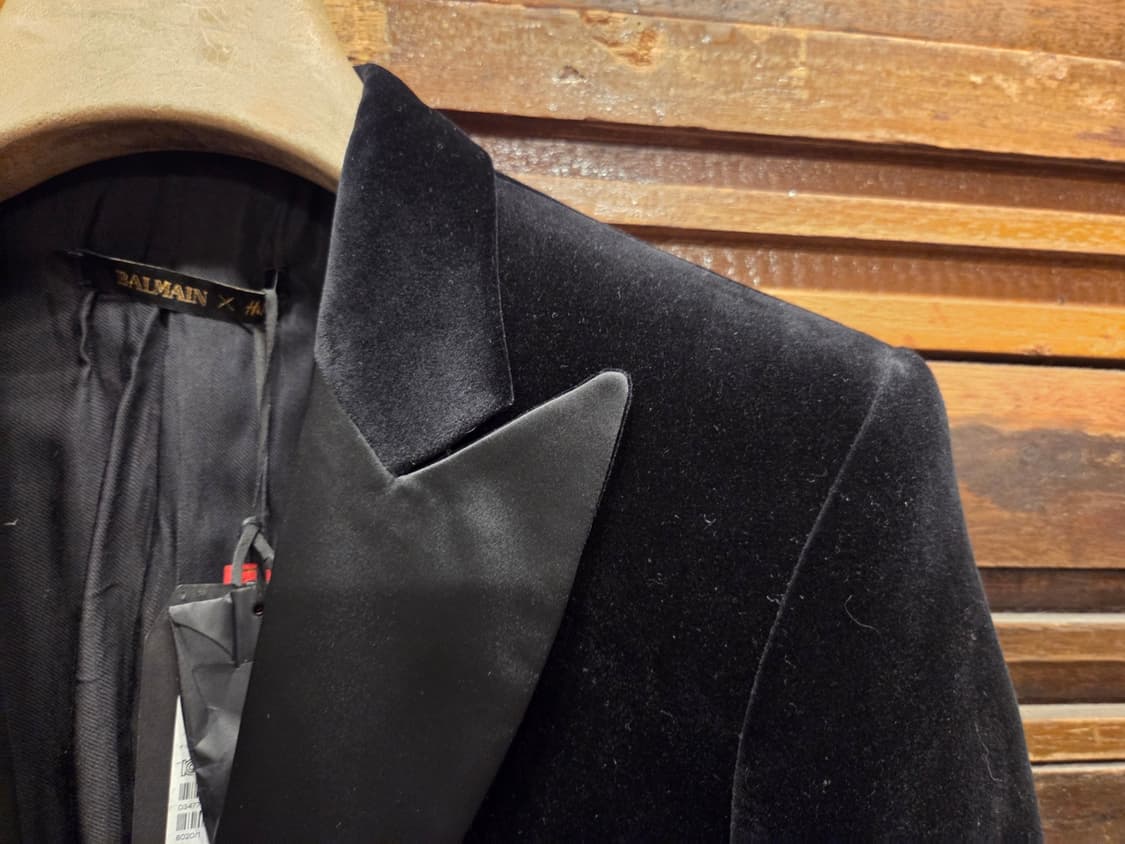 발망×H&M 벨루어자켓 상품이미지5