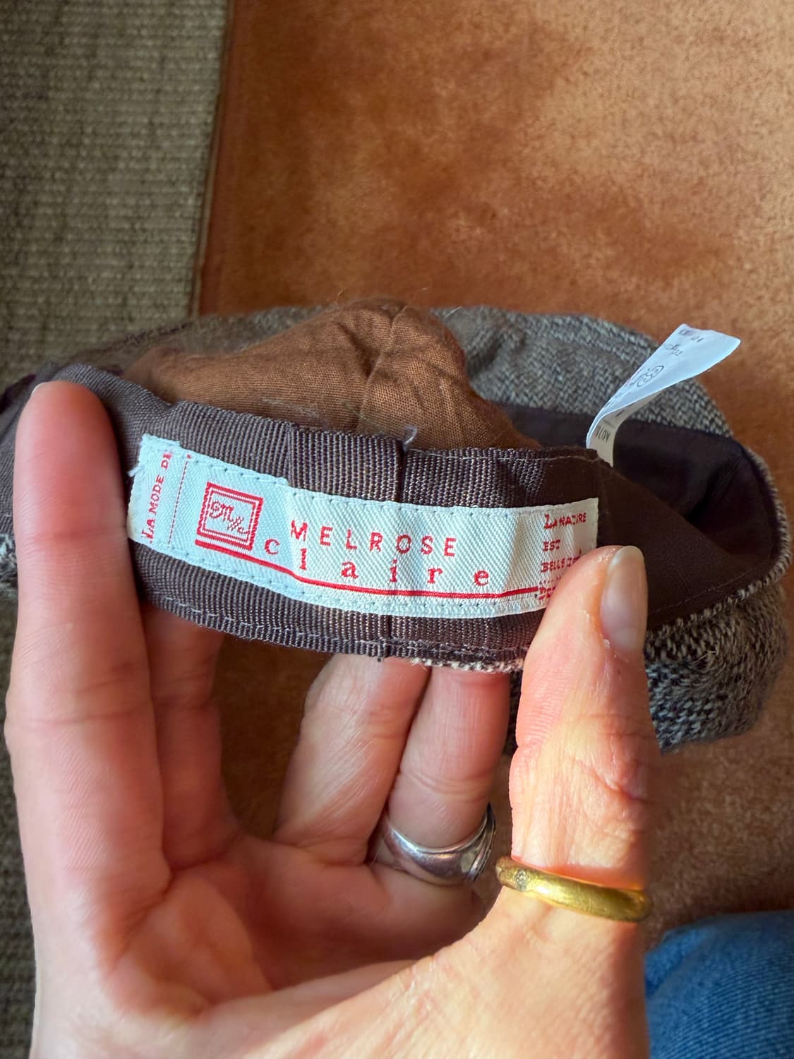 일본브랜드 Melrose claire울모자 상품이미지2