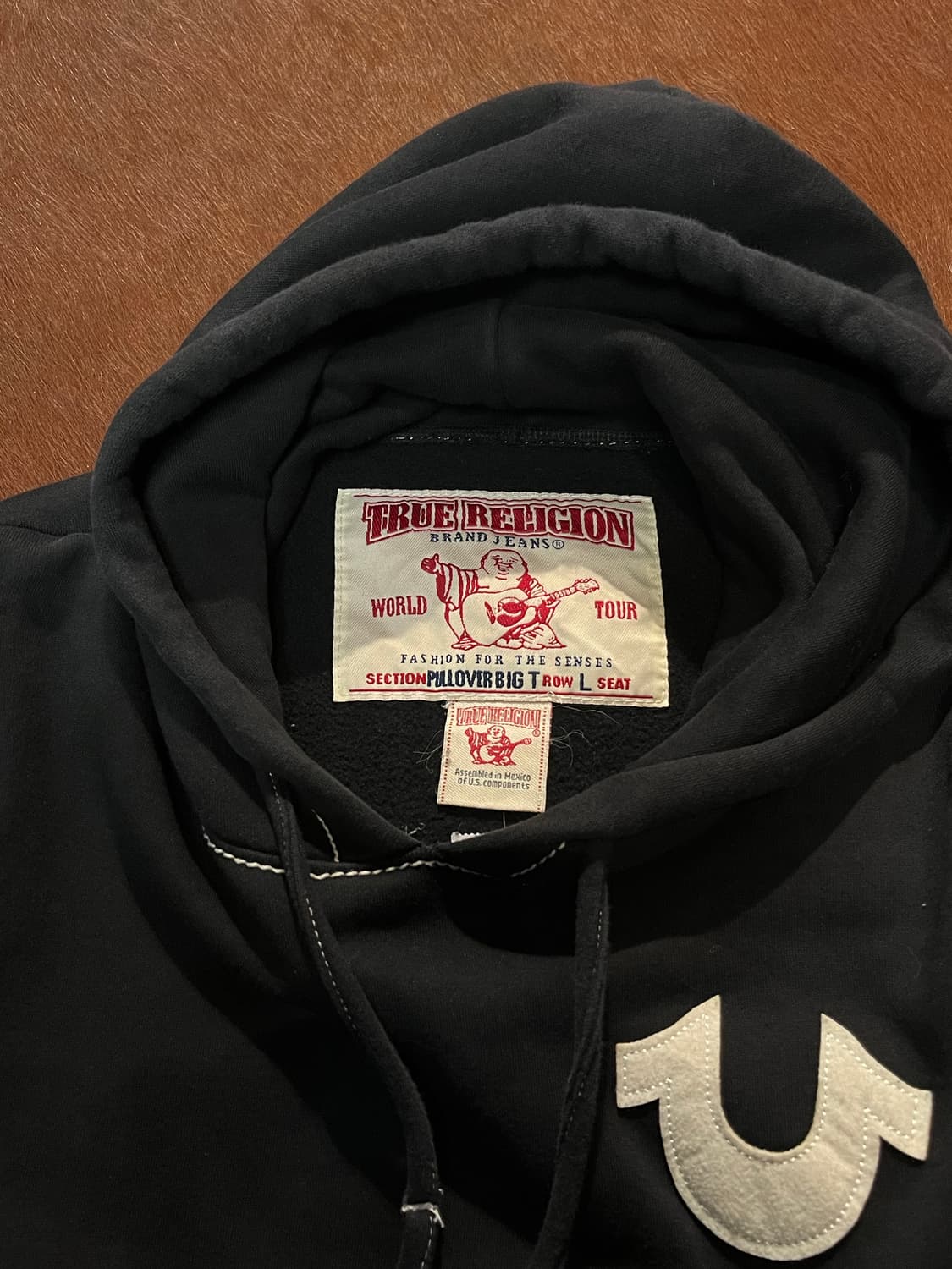 트루릴리젼 스티치 디테일 후드티 상품이미지3