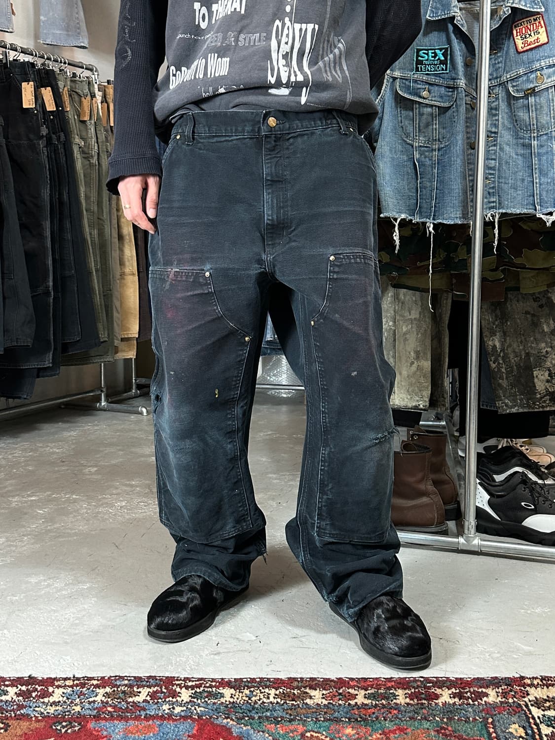 OG USA Made 칼하트 B01 더블니 팬츠 칼하트 썩블니 상품이미지2