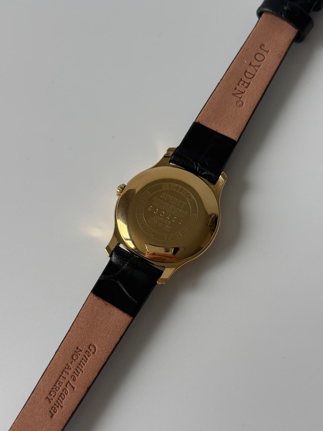 세이코 1990년대 Spirit 아라빅 인덱스 골드 쿼츠 여성 상품이미지6