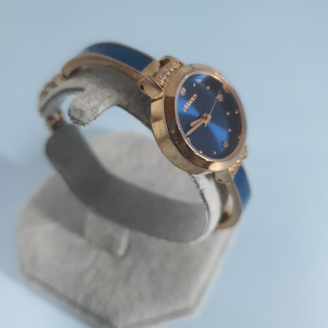 미니골드 딥블루& 골드 뱅글 시계 상품이미지4