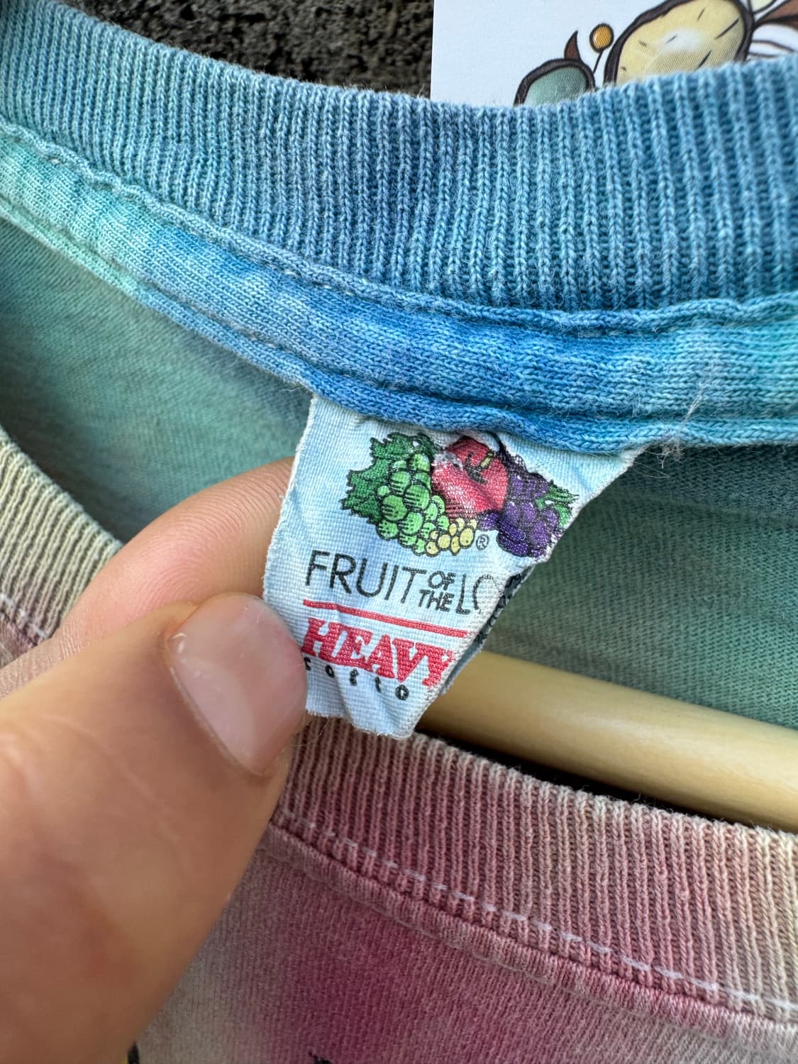 빈티지 FRUIT OF THE LOOM 프린팅 반팔 티셔츠 S 상품이미지3