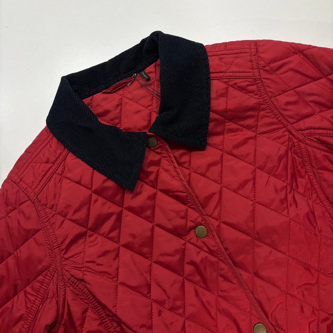 [4] 바버 아난데일 퀼팅 자켓 레드 C525 상품이미지3