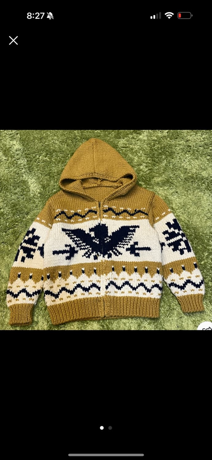 빈티지 울 헤비 코위찬 상품이미지1